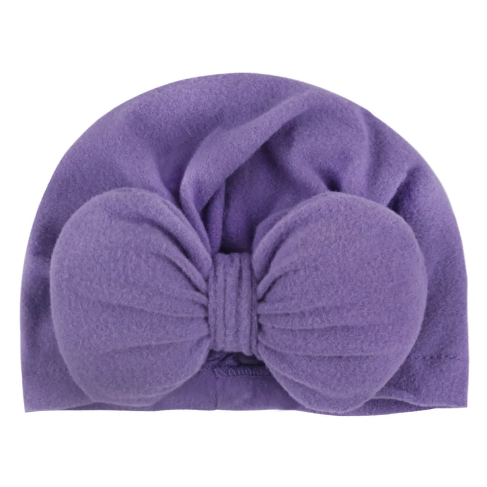 

Cute Cotton Blend Baby Turban Hat Newborn Beanie Caps Kids Girls Headwear Infant Toddler Shower Hat Birthday Gift Photo Props