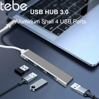 tebe usb c hub 4 port type c to 3usb2 0 usb3 0 multi splitter otg docking station for lenovo macbook pro pc accessories