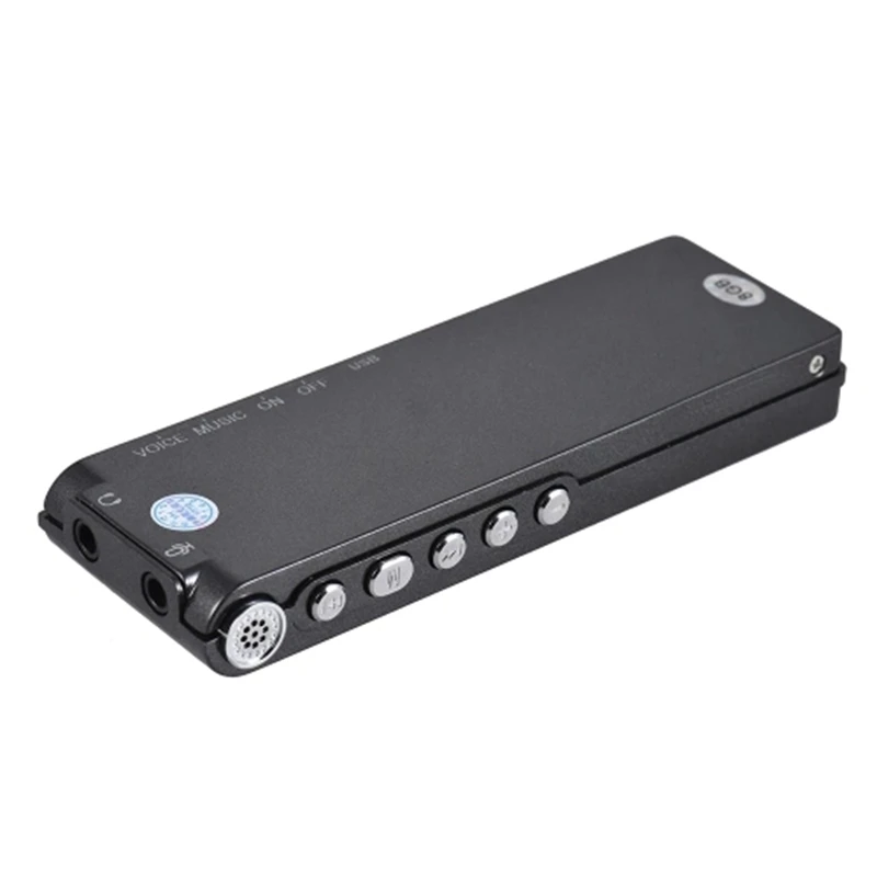 Профессиональный диктофон для голосового аудио 8 ГБ Mp3 музыкальный плеер звук