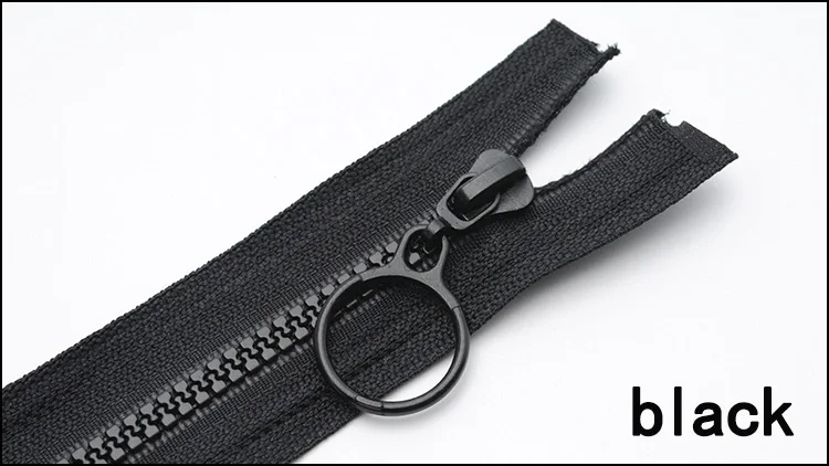 black 10 шт. 3# Meetee молнии из смолы 25 см закрытые и 60 см открывающиеся молнии для DIY ремесла швейные сумки кошелек аксессуары для одежды A1-1 - Цвет: black