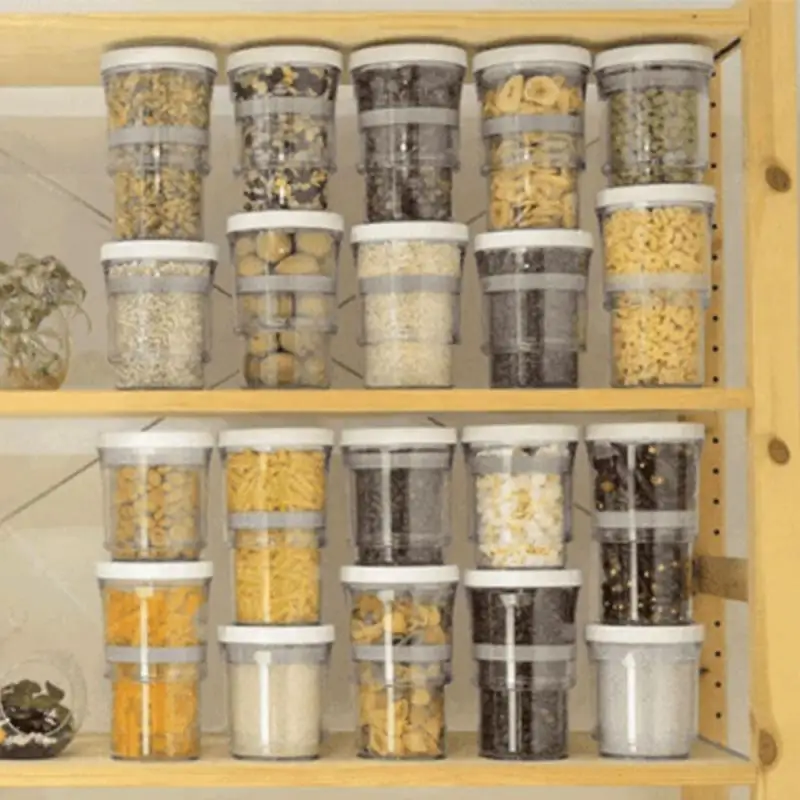 Wonderlife Vacuum Storage Tank With Lid For Fridge Spices Glass Telescopic Adjustable Food Containers | Дом и сад