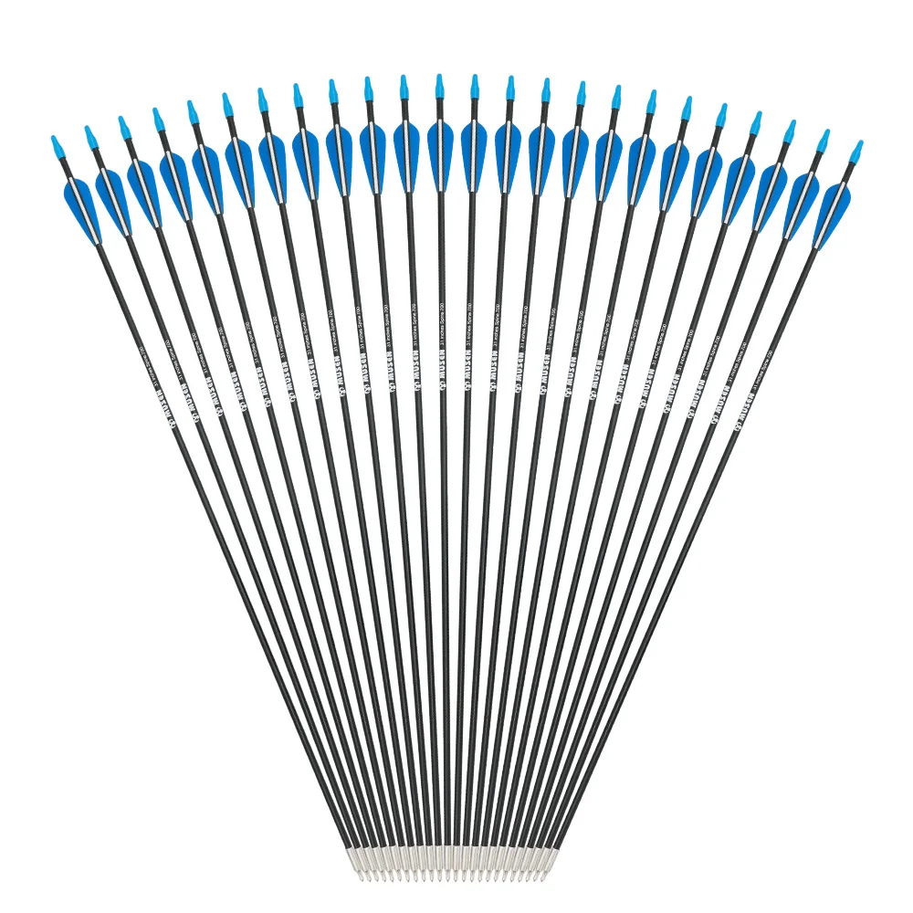 Стрелы из стекловолокна для рекурсивного лука 31 дюйм 7 мм диаметр 700 длинный лук