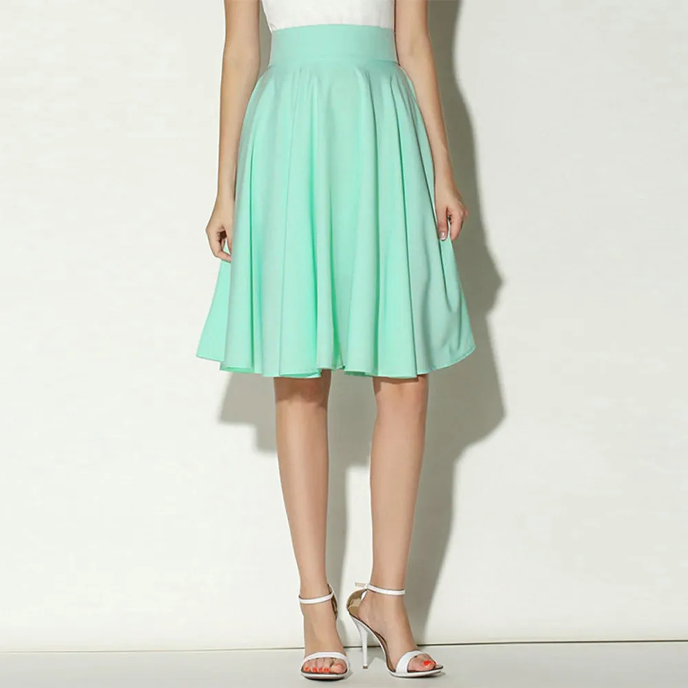 S XL женские плиссированные юбки с высокой талией брюки Новинка лета 2019 супер