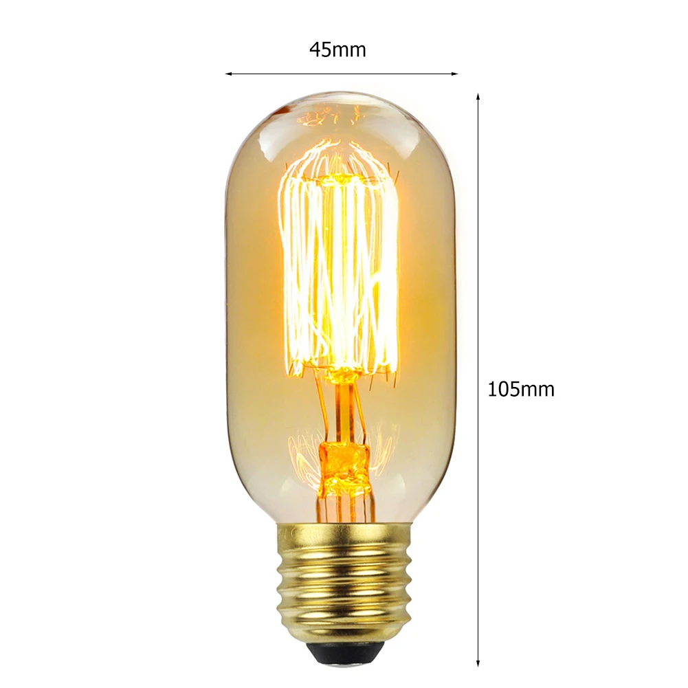 

4pcs Vintage LED Filament Light Retro Edison Bulb Lamp 110V/220V 40W Glass Light Bulbs for Home Living Room Lighting