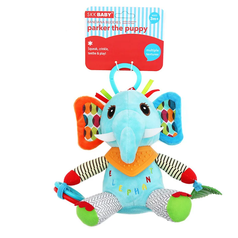 

Stroller Hanging Toy L Doll Bed Hanging Plush Toy Rattle Bed Bell Activity Soft Toys Sleep Well Tool