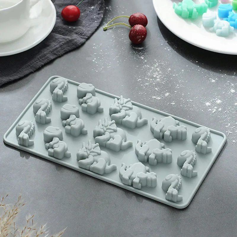 Силиконовый фон в форме динозавра|Емкости для мороженого| |