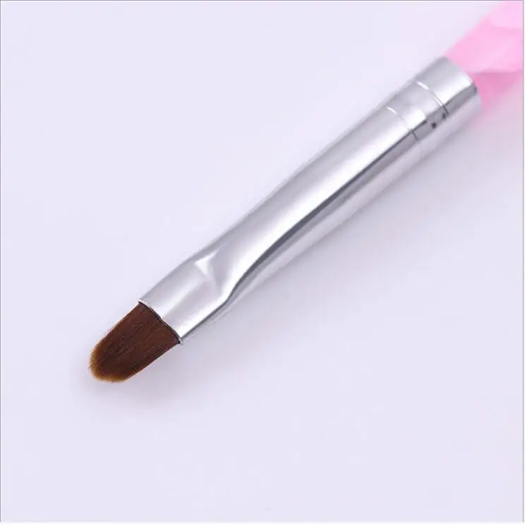 Профессиональный УФ гель для дизайна ногтей кисть ручка с крышкой розовый