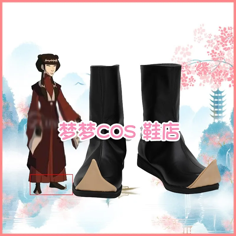 Обувь Avatar: the last Airbender Mai черная обувь для косплея Хэллоуина Рождества женщин и
