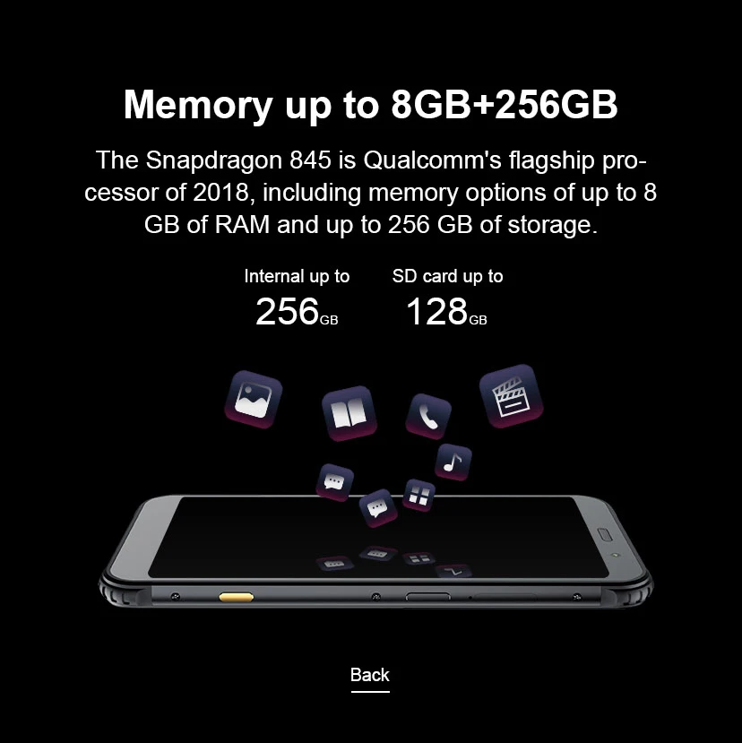 AGM X3 прочный MIL-STD смартфон 8G+ 256G SDM845 Восьмиядерный 5,99 ''24MP камера двойной бокс динамик водонепроницаемый телефон NFC Android 8,1