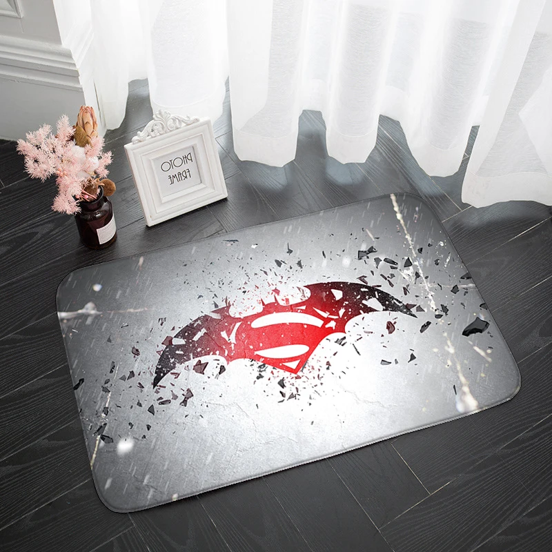 Нескользящий напольный коврик Batmans с логотипом домашний для ванной декор балкона