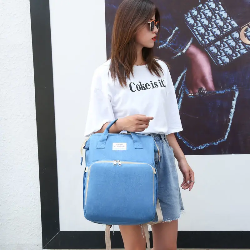 Сумка для подгузников многофункциональная водонепроницаемая сумки-кровати |