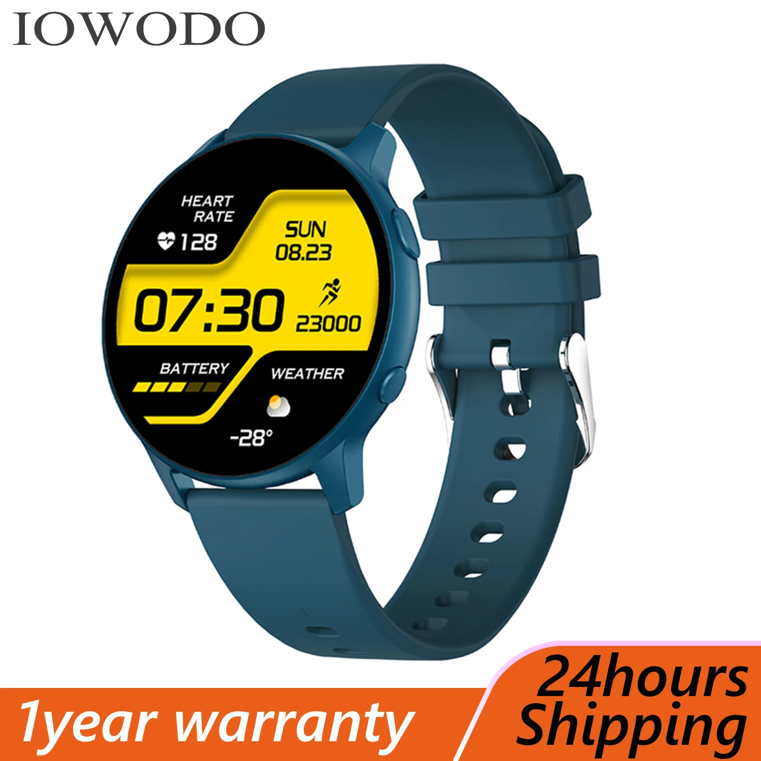

iowodo MX1 Women Smart watch 2022 Heart Rate Monitor 1.28inch Full Touch Screen IP68 Waterproof Fitness Tracker For Android ios