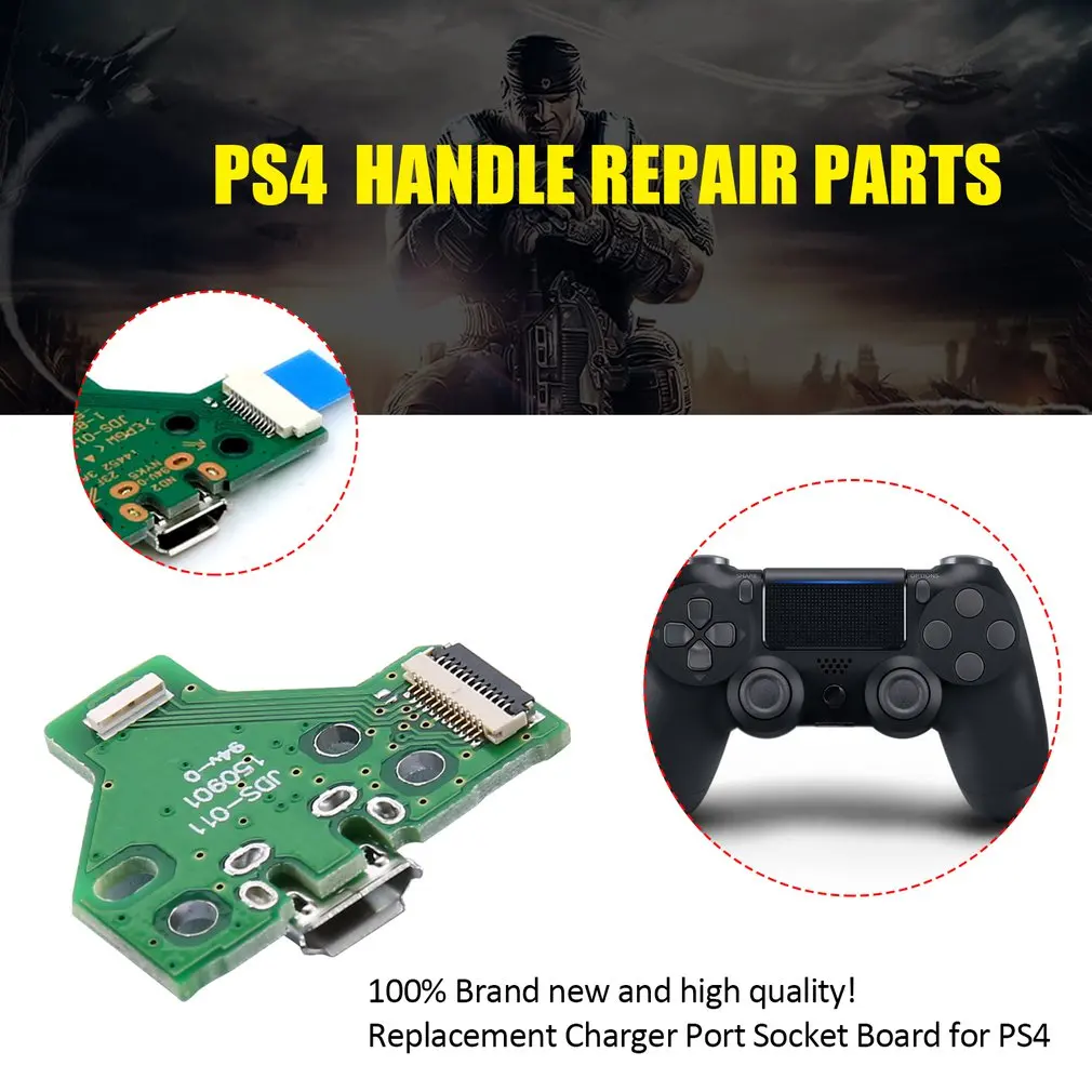 

JDS-001 011 030 040 USB Charging Port Socket Board 12/14 Pin for PS4 Controller Gamepad Repair Parts