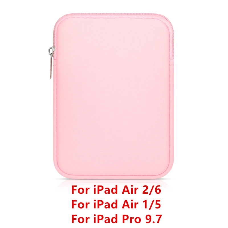 Pink 9.7 1 Чехол-вкладыш для планшета, сумка для нового iPad 9,7 дюймов, мягкий чехол для планшета, чехол для iPad Air 2/1 Pro 9,7, сумка Funda для iPad Mini - Цвет: Pink 9.7 1