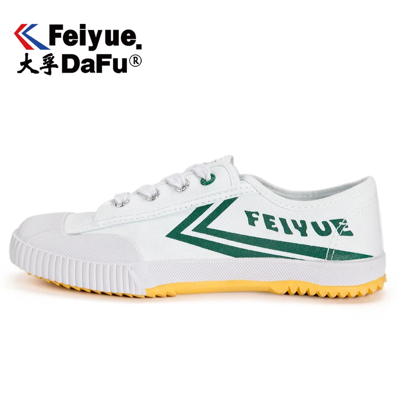 Мужские и женские парусиновые кроссовки Feiyue классические на плоской подошве с