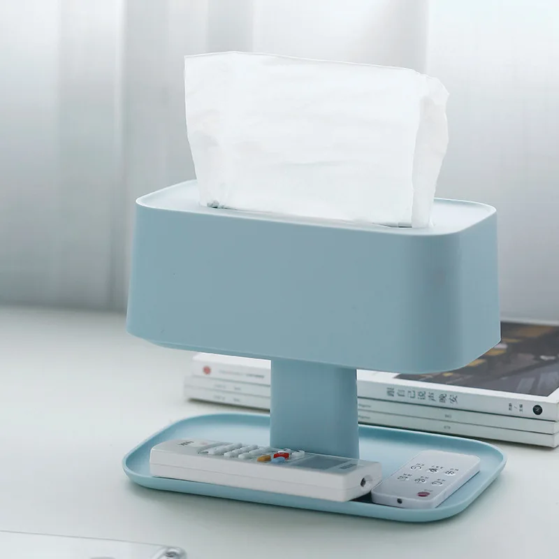 Double tissue box household multifunctional storage living table napkin drawer room tea | Дом и сад