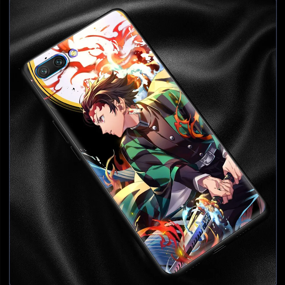 

Anime Kimetsu No Yaiba Silicone Soft TPU Case for Honor 8X 9X 9C 9A 10 20 Lite 30 Pro 30i 20e 20S(6.15) Play 9A 8S 2020 Coque