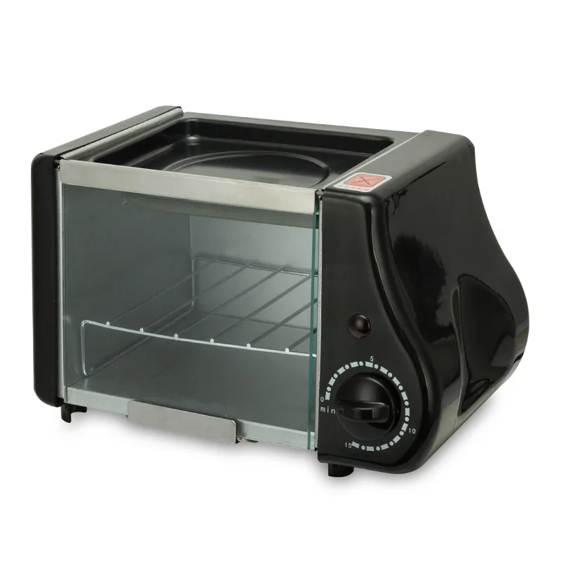 2 в 1 Мини электрическая фотопечь для жарки гриля жареных яиц омлета сковорода