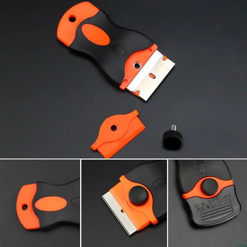 

Car Window Tint Ceramic Glass Oven Razor Scraper Plastic Handle Razor Scraper Ceramic Glass Oven Window Tinting Tool Blade lpfk