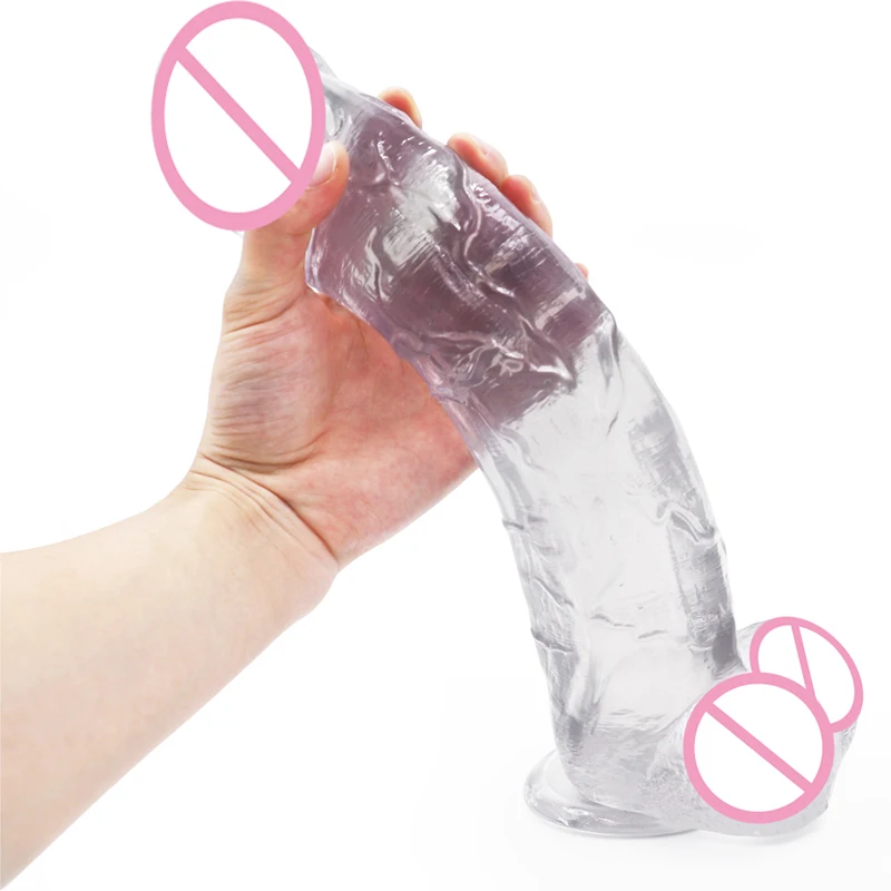 Мягкий Хрустальный фаллоимитатор женские секс игрушки реалистичный для женщин
