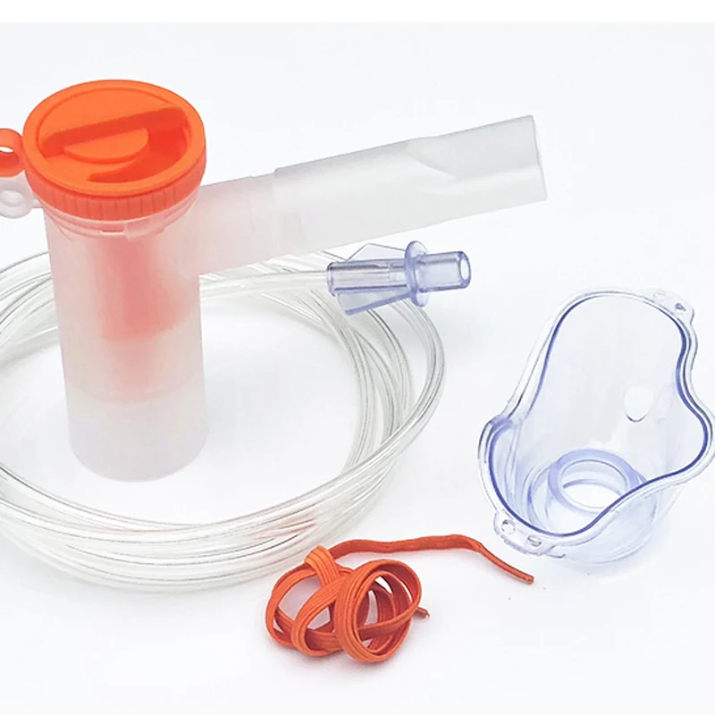 Medical Children Adult Household Disposable Atomizer Mask Atomizing Cup Connecting Pipe Tube Accessories for Nebulizer Inhaler