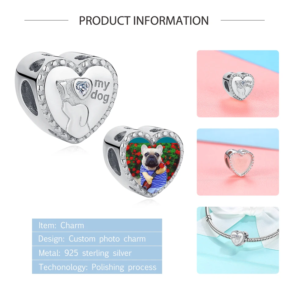 ELESHE персонализированные пользовательские фото я люблю свою собаку хрустальное