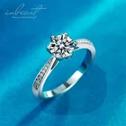 Кольцо женское из серебра 925 пробы с мусанитом, с мусанитом