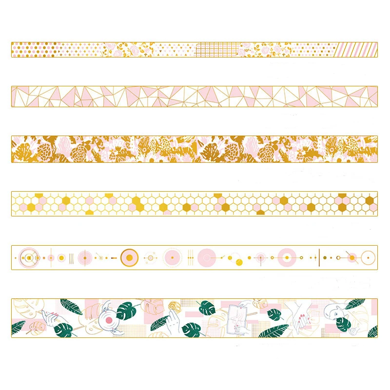 1 шт. бумажный скотч с милой фольгой канцелярские принадлежности скрапбукинг