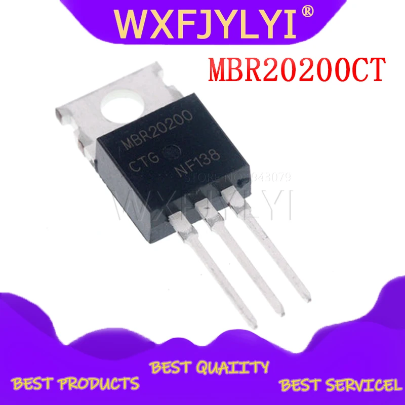 

10 шт. MBR20200CT TO220 MBR20200-220 20200CT