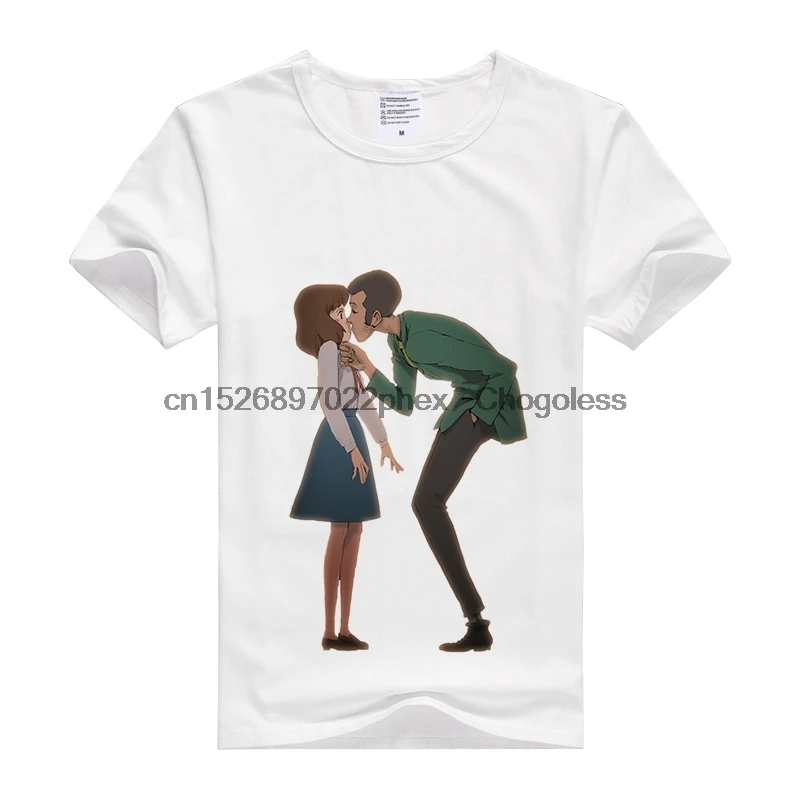 Lupin третья футболка мышьяк Люпин III модная с принтом аниме летняя DM0797|Мужские