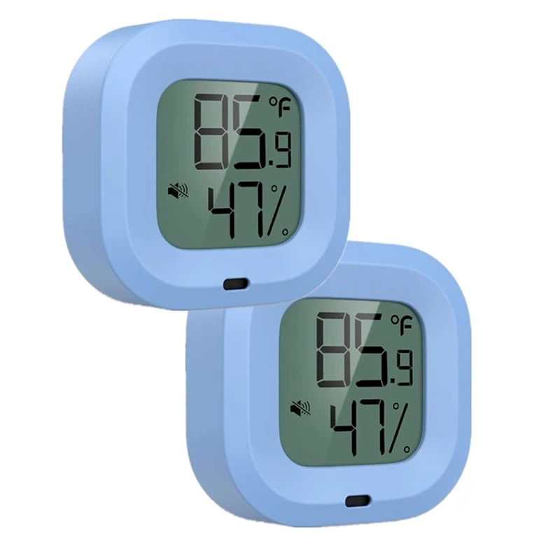 

Wireless Thermometer Hygrometer, Bluetooth Indoor Temperature Humidity Sensor, Temp Humidity Gauge Meter With APP Alert