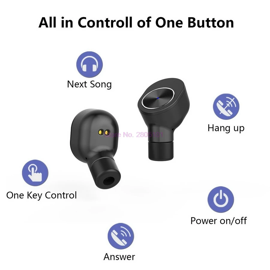 10 шт. беспроводные наушники спортивные Bluetooth V4.2 лучшие с микрофоном самая