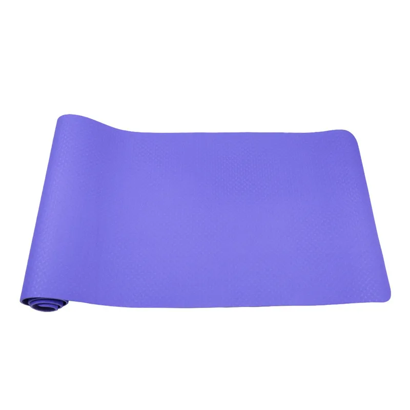 

New Double Colors TPE Yoga Mat Exercise Pad 6mm Thick Non-Slip Gym Fitness Mat Yoga Exercise Fitness Training Accessories