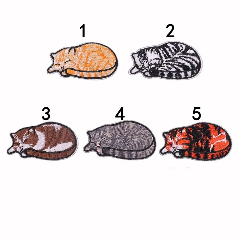 1 шт. тканевые нашивки с вышивкой животными карманные значки аппликацией в виде