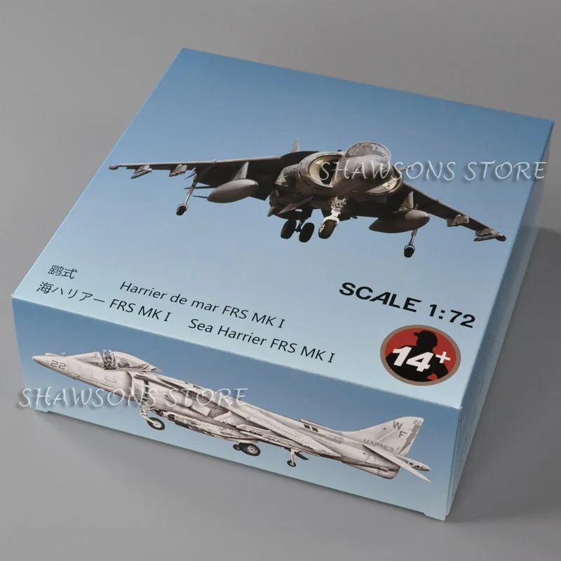 1: 72 Масштаб литья под давлением военная модель игрушки Sea Harrier FRS MK I реактивный