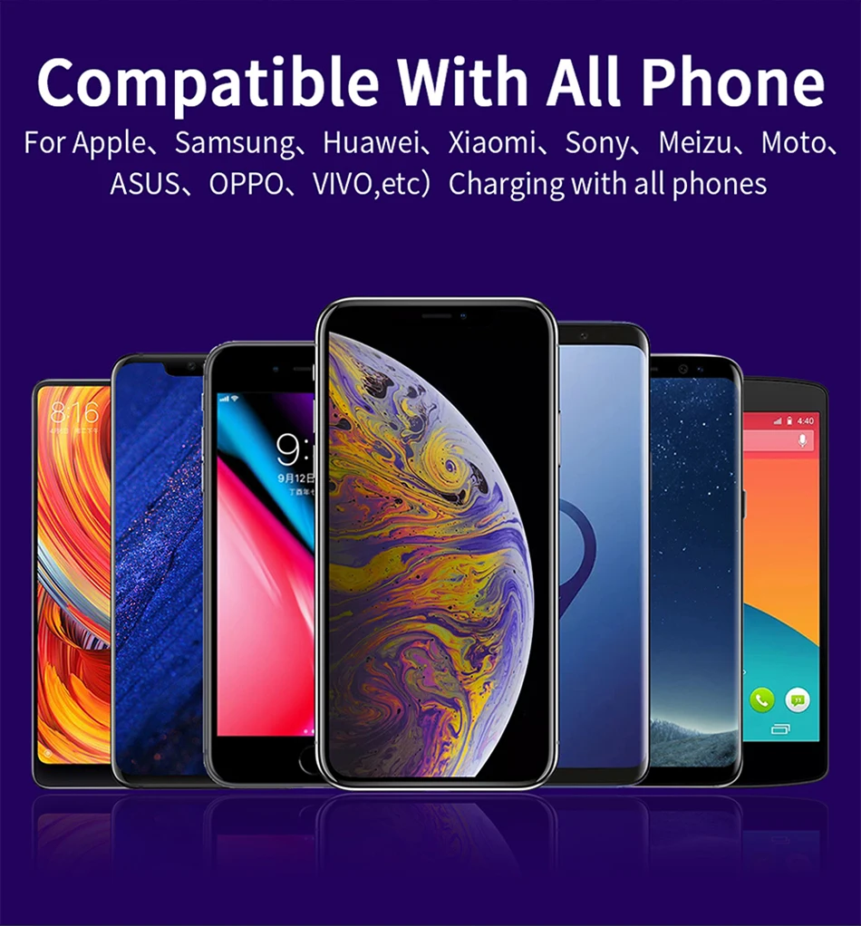 Магнитный usb-кабель Tisluo/Micro USB/type-C для iPhone X Xs Max светодиодный 1 м магнитное зарядное устройство для samsung s10 Xiaomi Pocophone USB C