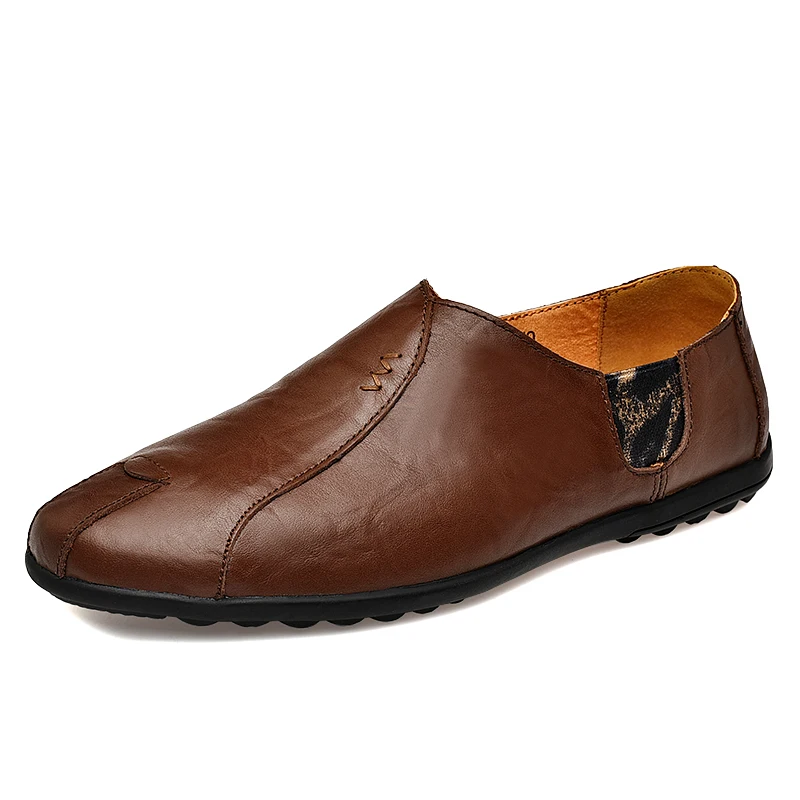 

AQ73 Men Shoes Luxury Brand 2020 Italian Casual Mens Loafers Moccasins Breathable Slip on Black Driving Shoes Plus Size 38-44