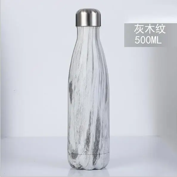 1000MLWater бутылка из нержавеющей стали посуда Тур открытый спортивной школьной формы герметичное уплотнение восхождение бутылка для воды - Color: F