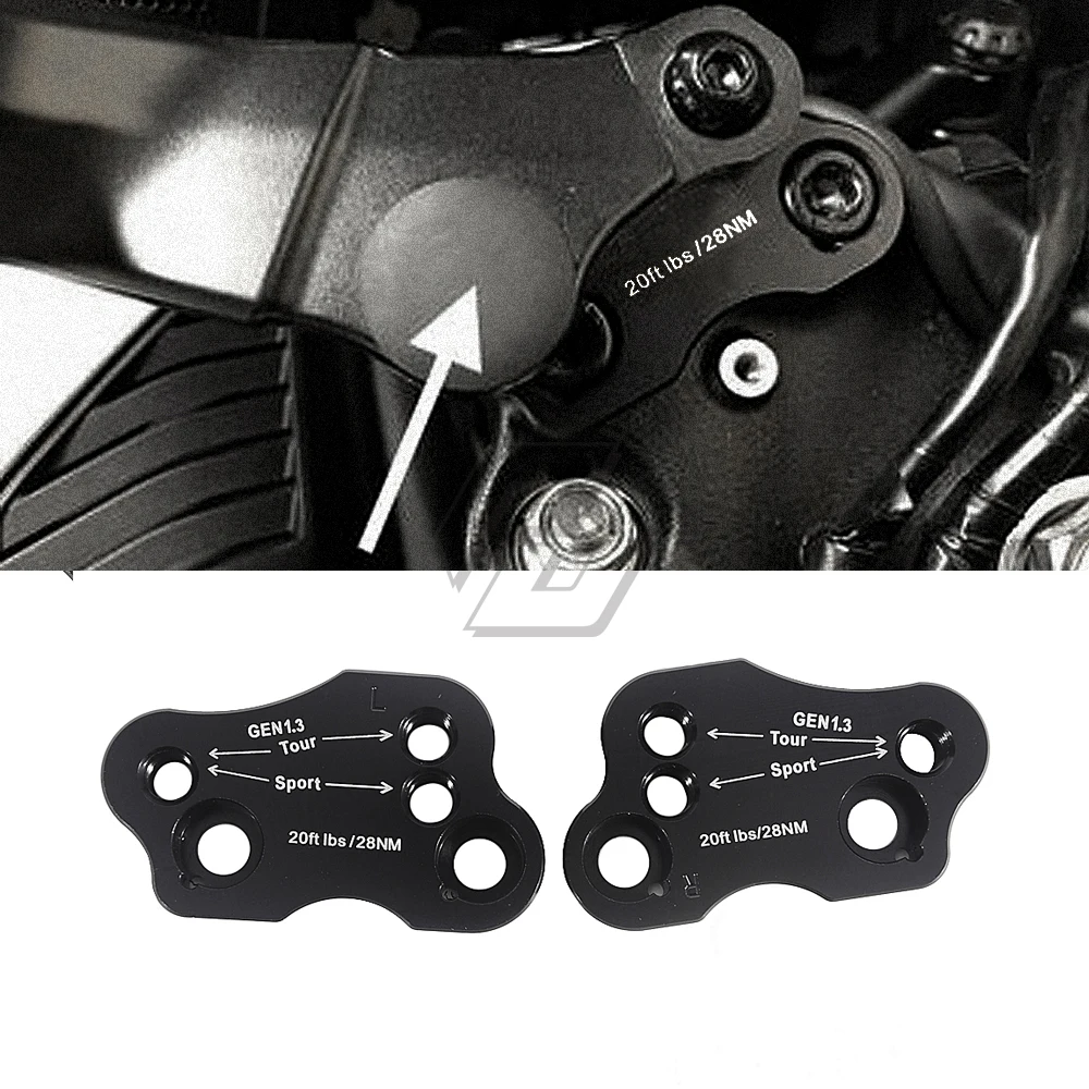 

For Honda Goldwing GL1800 GL 1800 2018 2019 2020 Bar Clamps Handlebar Risers