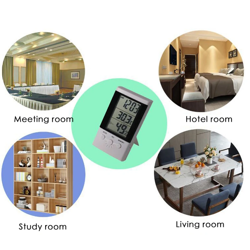 Измеритель температуры и влажности в помещении/на улице термометр гигрометр с