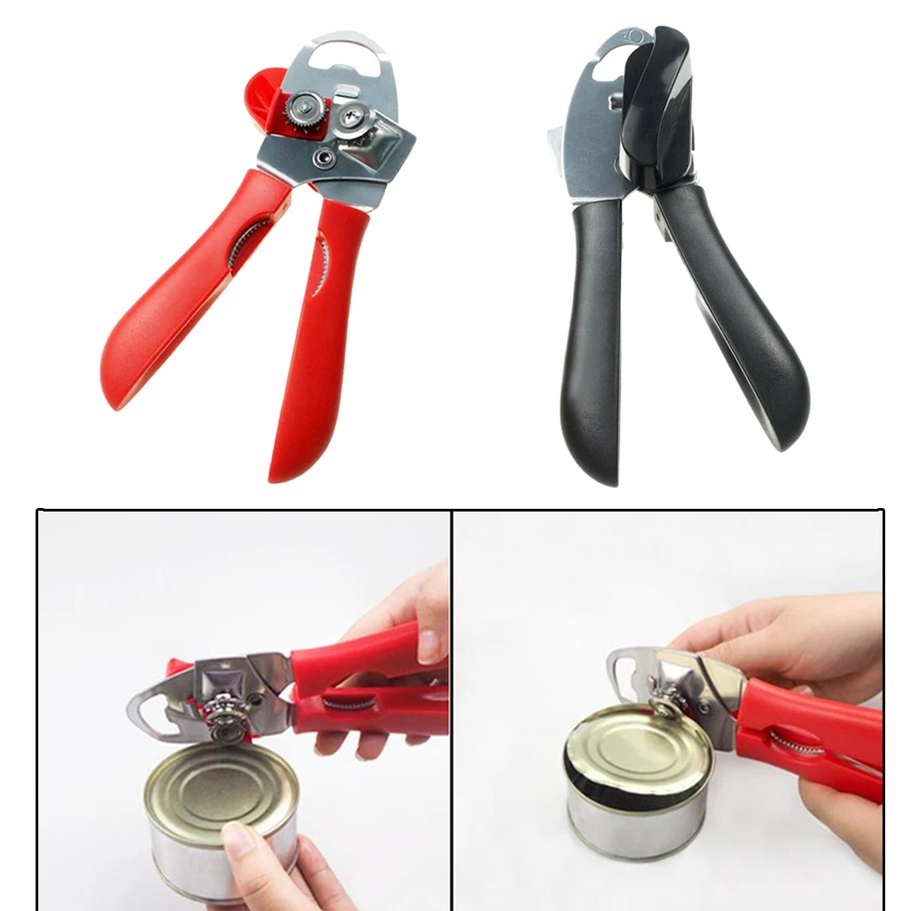 Нержавеющая сталь ручной консервный нож открывалки для бутылок банки