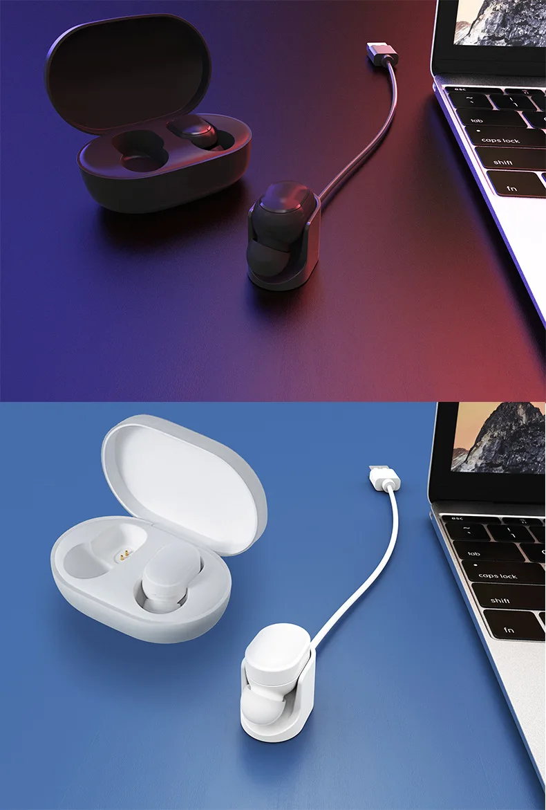 Usb зарядный док-кабель для Xiaomi Airdots Молодежная версия Redmi Airdots зарядное устройство Замена портативный мини-Чехол