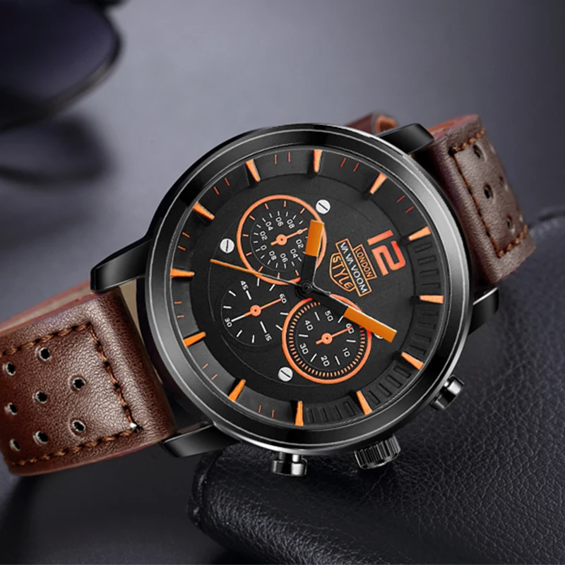 

VAVA VOOM Fashion Casual Men's Sport Watch Men Analog Quartz Watches Waterproof Military Dropshipping Wrist Watches Men Clock