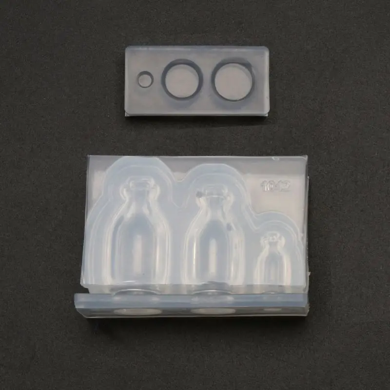 

Mini Glass Bottle Milk Drink Bottle Resin Casting Mold Food Play Silicone Mold R9JE
