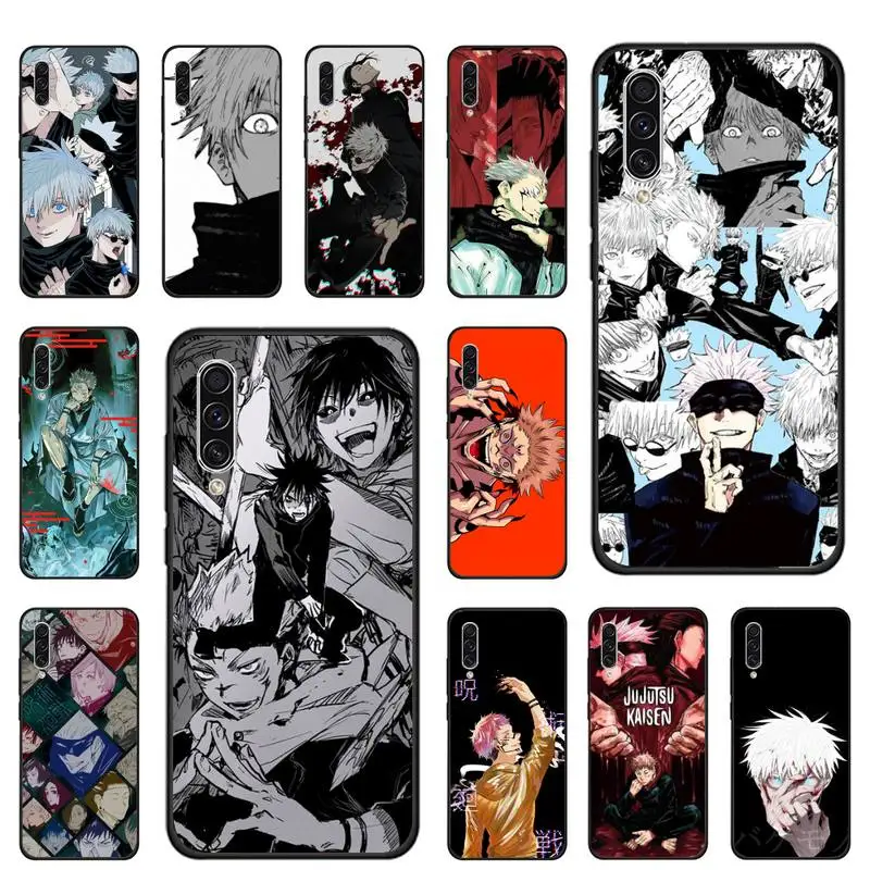 

Japanese Anime Jujutsu Kaisen Phone Case For Samsung galaxy S note 7 8 9 10 20 fe edge A 6 10 20 30 50 51 70 lite plus Funda