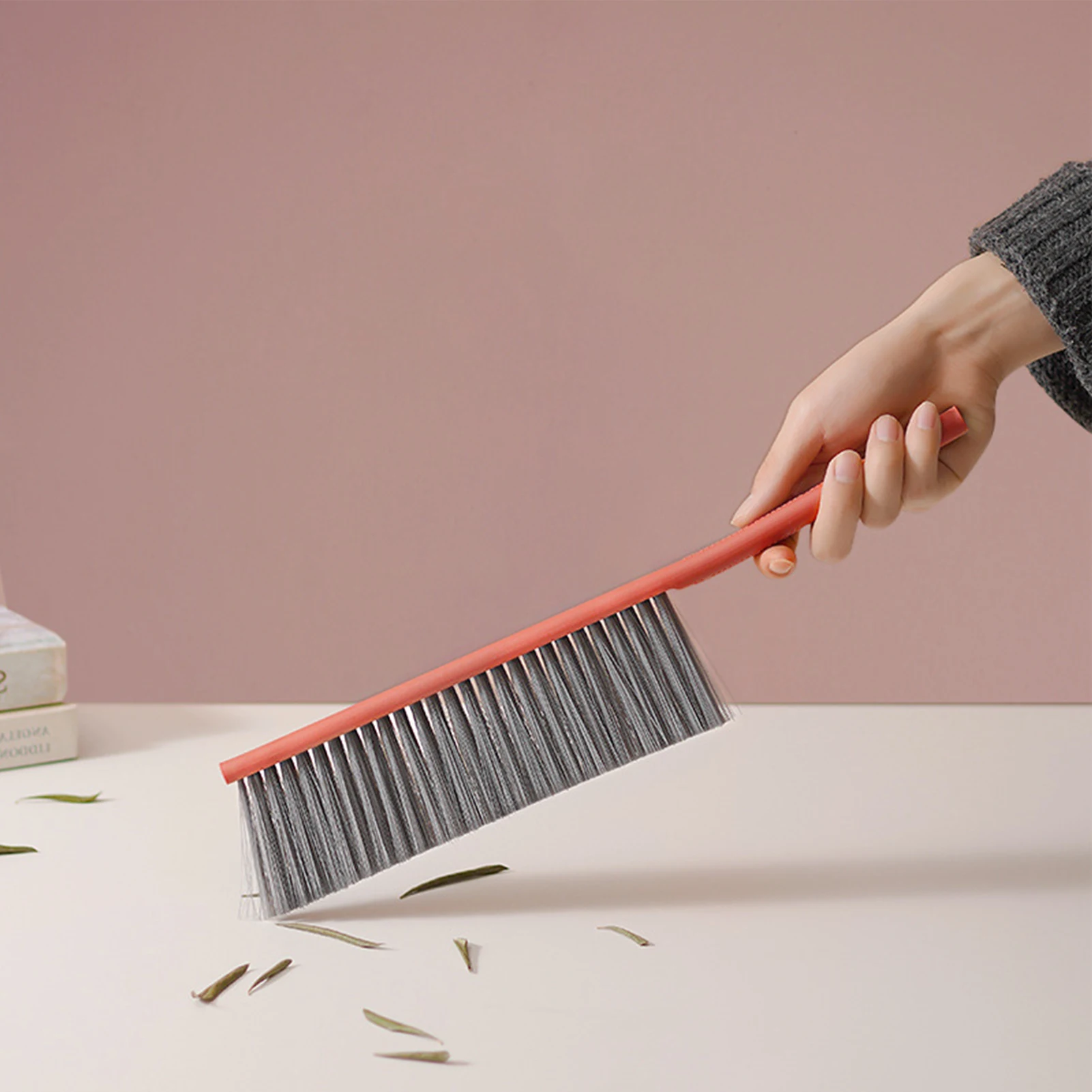 Счетчик пыли с длинной ручкой простыни щетка для чистки мусора мягкой щетиной