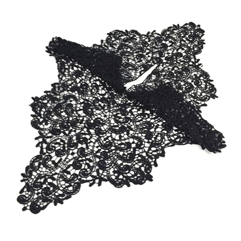 

DIY Lace Fake Collar Ladies Neckline Pure Color Fashion Embroidery Elegant High Quality Flowers Sewing Apparel Accessories