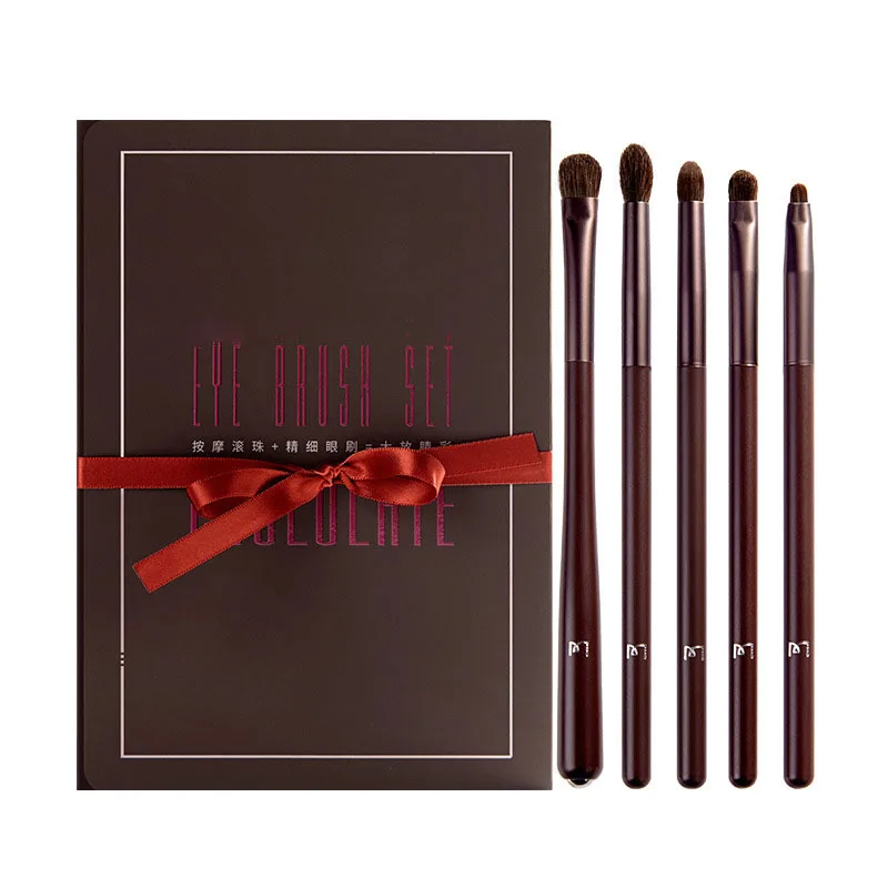 Высокое качество набор кистей для макияжа глаз 5 шт. высокое тени век консилер