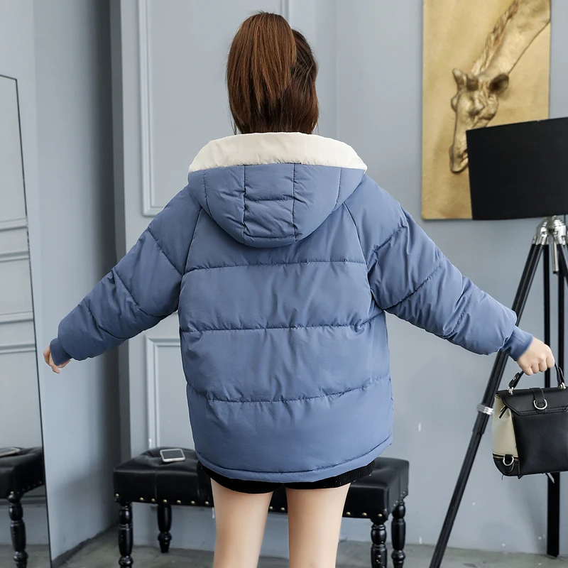 

Fashion Winter Coat Women Jackets Thick Down Parkas Big Fur 2020 Hooded Cotton Long Coats Warm Windbreaker Female Outwear