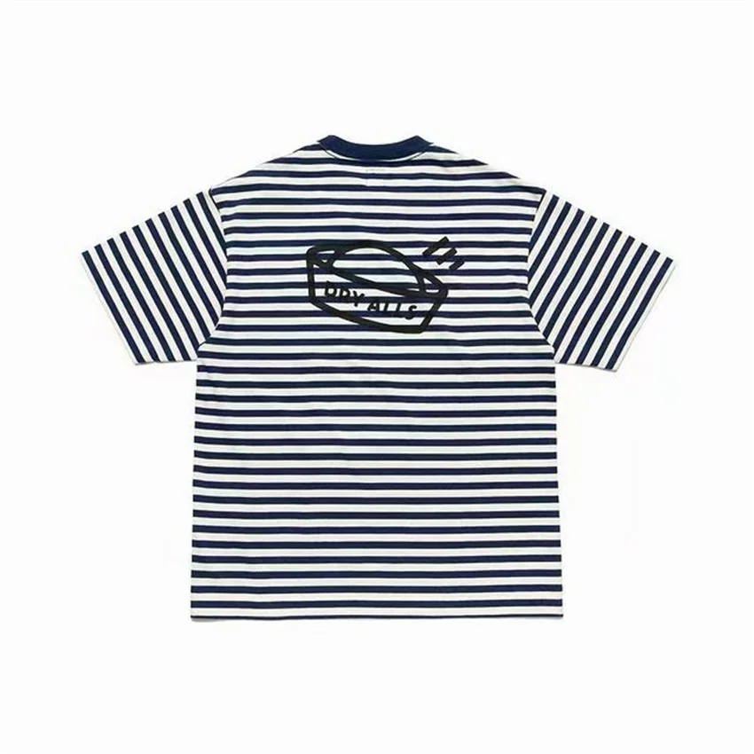 

Striped Shirt Duck Pattern HUMAN MADE T-SHIRT Men Women Fashion Casual T shirt Top Tees Clothing